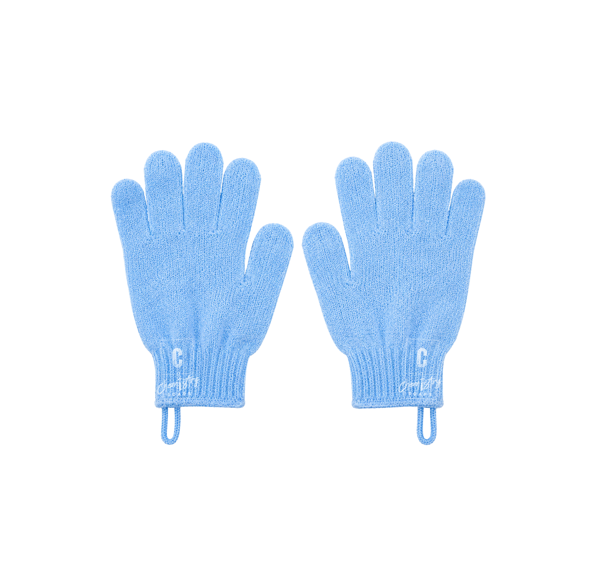 Blue Exfoliating Gloves