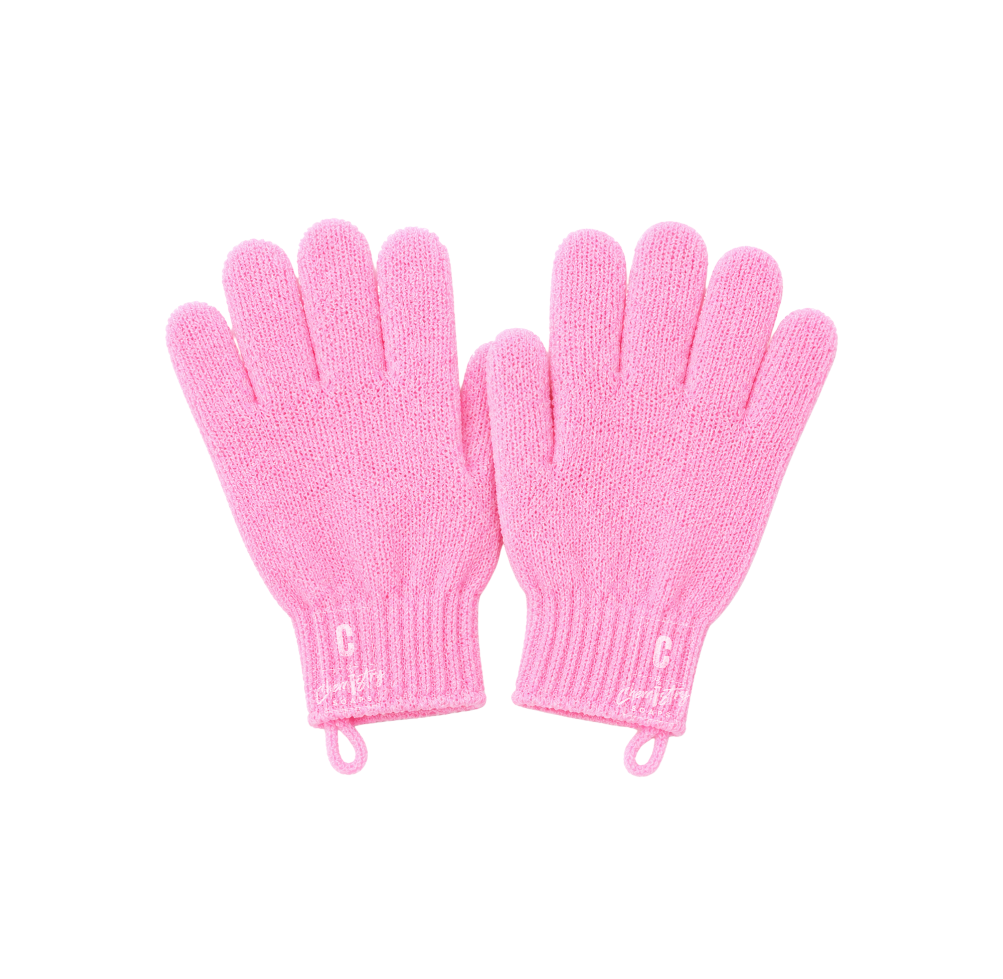 Pink Exfoliating Gloves