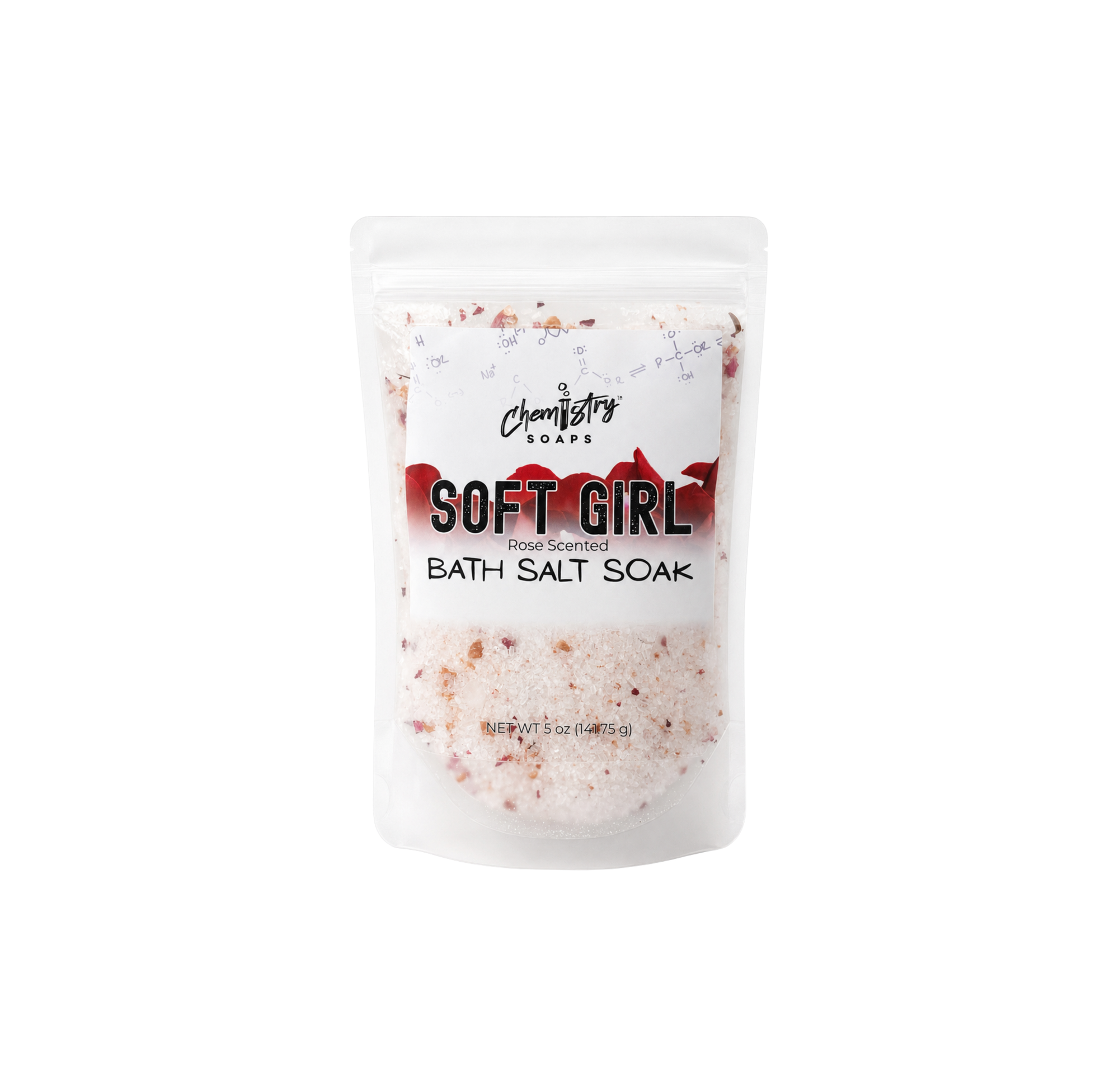 Chemistry Soaps Soft Girl Bath Salt Soak Rose
