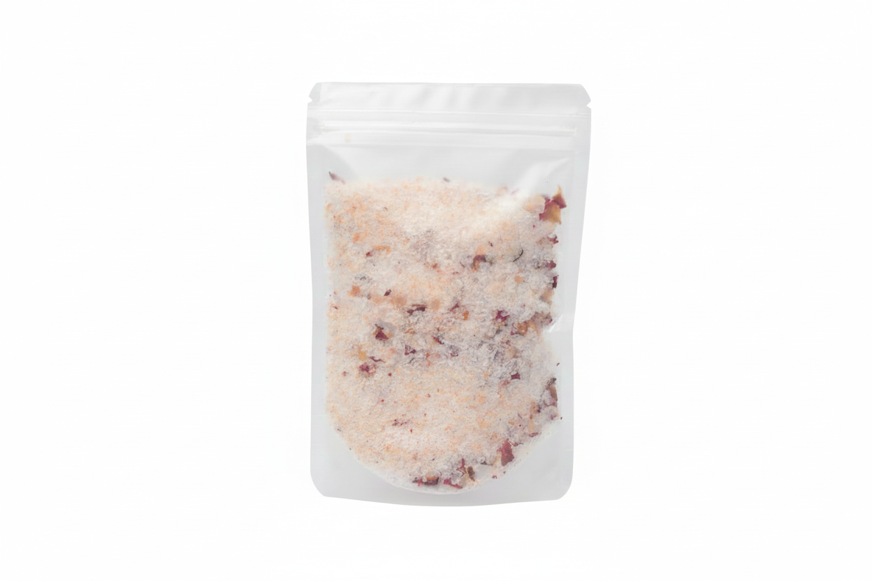 Packaged product with a white background
